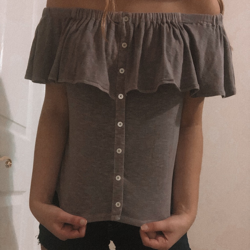 Off the shoulder shirt